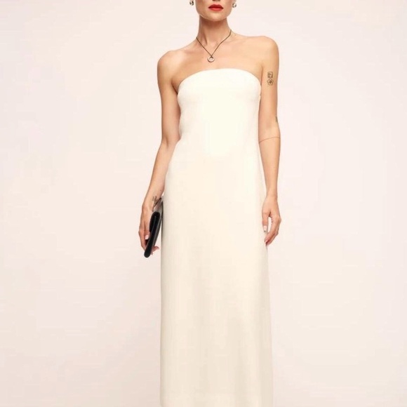 Reformation Dresses & Skirts - Reformation Nino Dress in Fior Di Latte Strapless Women’s Size 8